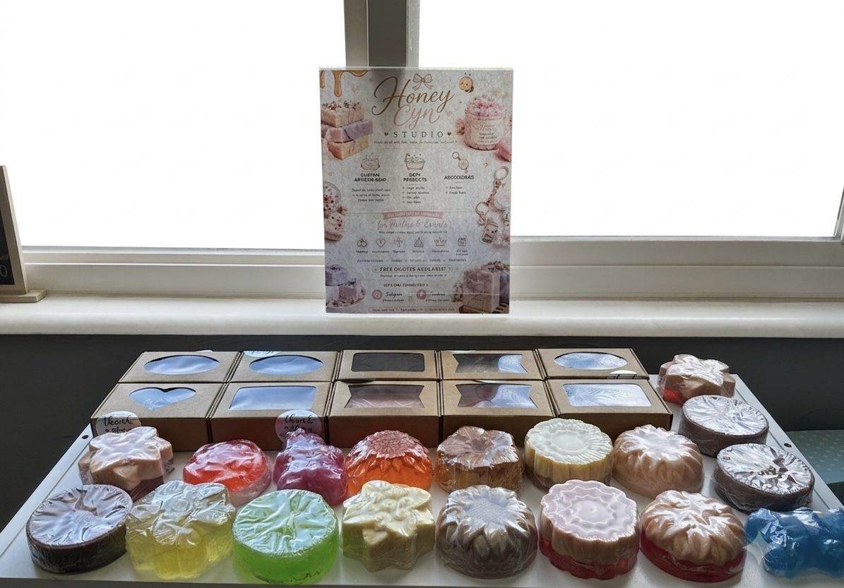 Handcrafted 4 soap bundle for $20