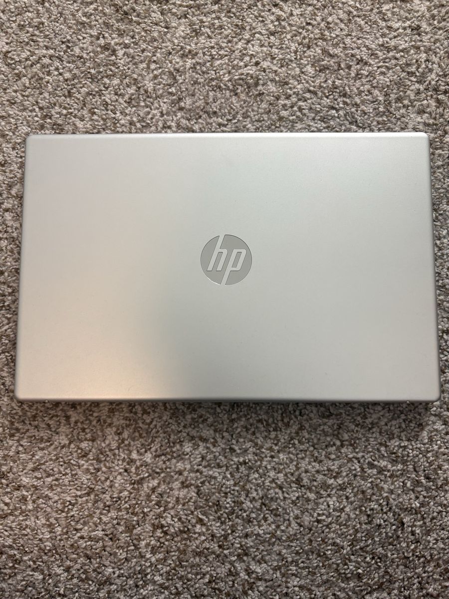 HP Silver Laptop - AMD Ryzen 3, 15" Screen, Windows 11, Pretty Much Brand New.