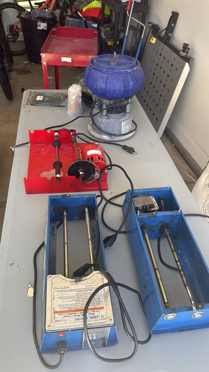 Rock Tumblers and Lapidary Equipment Lot