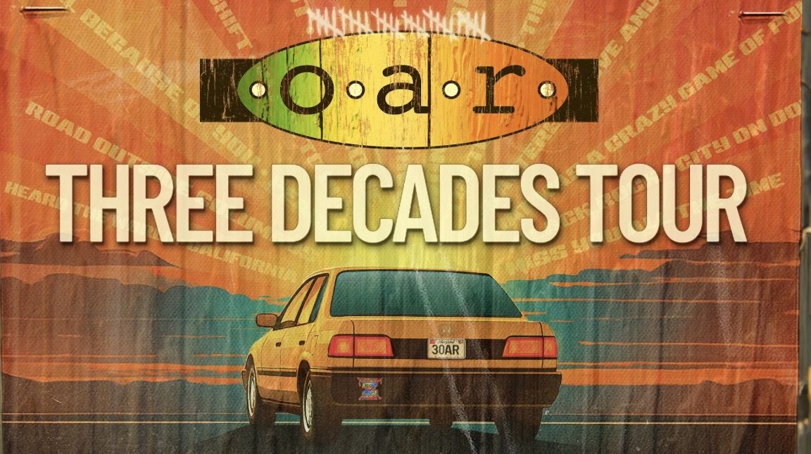 4 O.A.R. Lawn Tickets - Three Decades Tour - August 21 at Sandy Amphitheater
