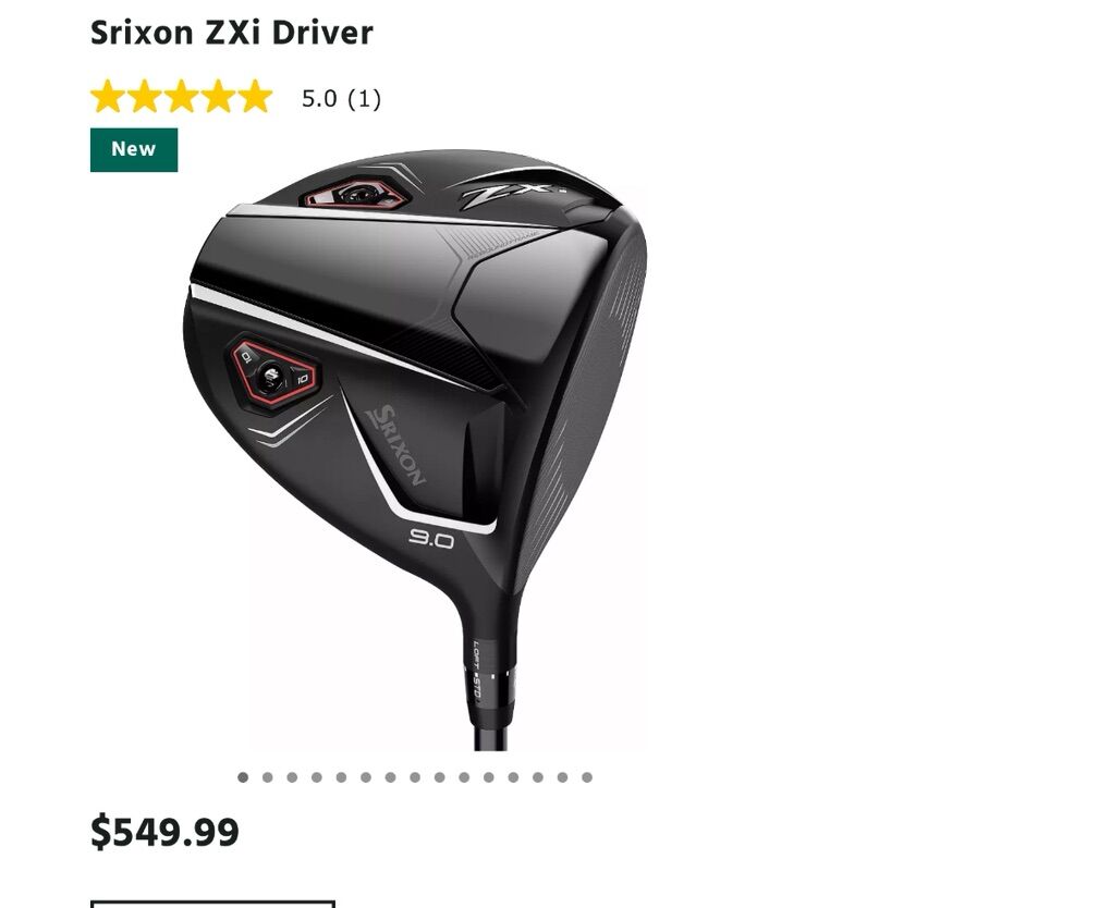New Srixon ZXI Driver