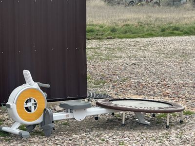 Rower and mini tramp