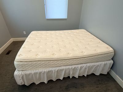 Queen Mattress + Boxspring + Basic Metal Frame 