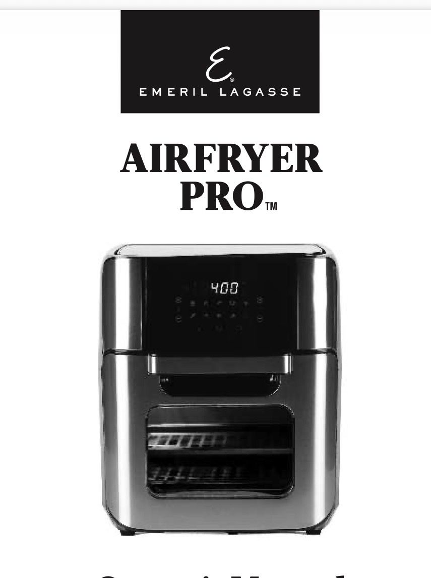 *NEW* Emeril Lagasse Air Fryer Pro GLA-1003 Stainless Steel