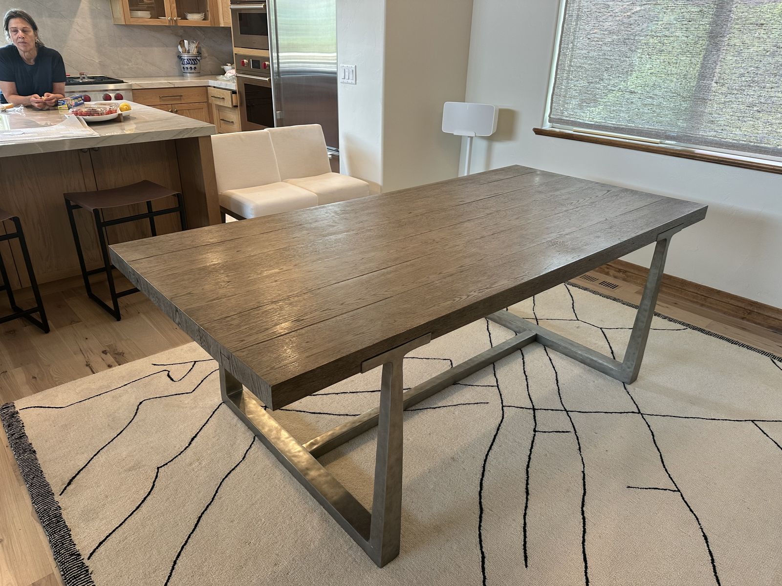 Restoration Hardware T-Brace Table and Chairs