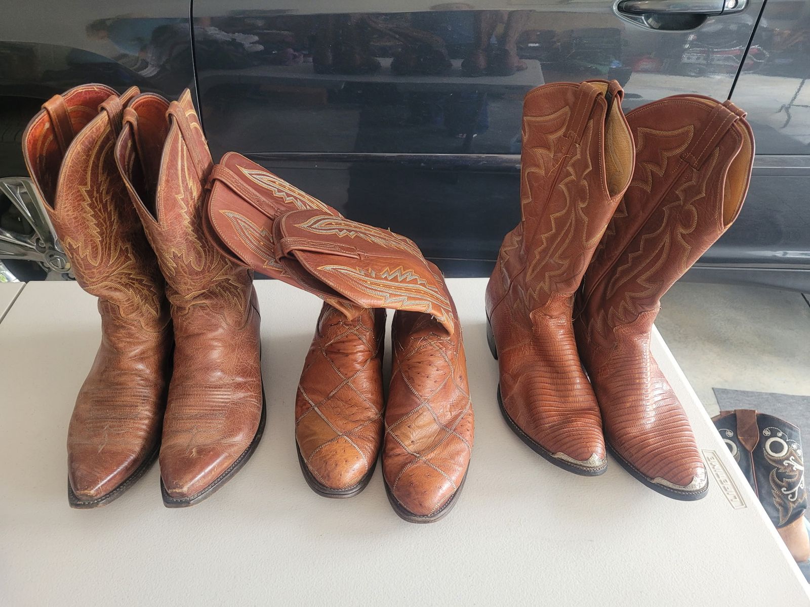 Yard Sale - August 15 - Assorted Cowboy Boots Various Styles and Sizes