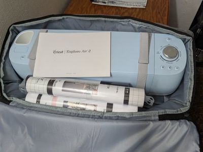 Cricut Explore Air 2 Craft Cutting Machine Bundle - Blue, Works with Smart Materials & Vinyl