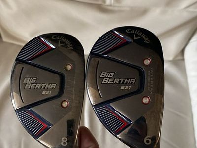Callaway Big Bertha B21 6 & 8 Hybrid Golf Clubs - Jailbreak Technology, Flash Face SS21
