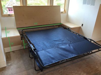 QUEEEN BED SOFA SLEEPER FRAME