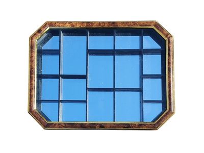 Vintage Wood Glass Curio Cabinet | Display Case