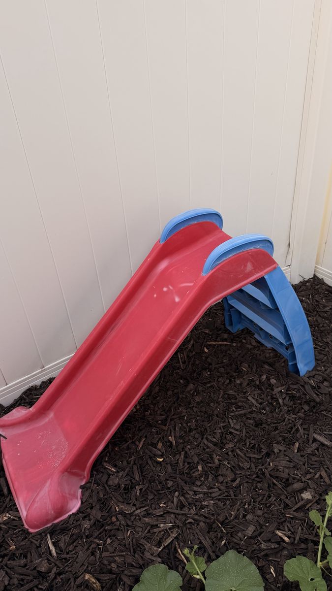 Little Tikes First Slide - Red and Blue Kids Plastic Slide