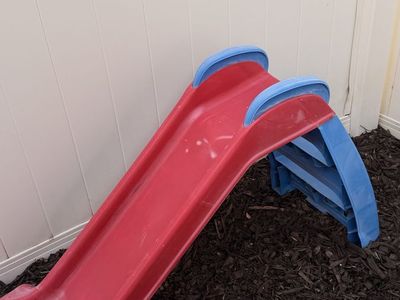 Little Tikes First Slide - Red and Blue Kids Plastic Slide