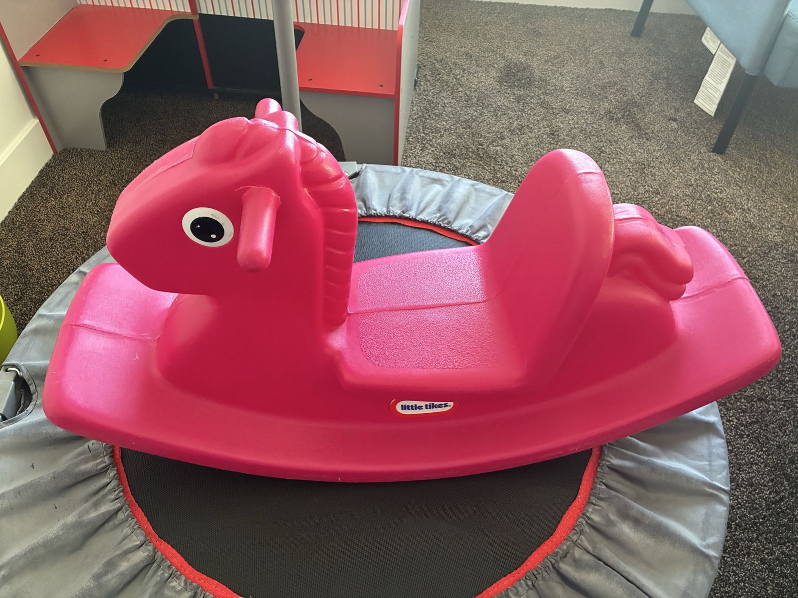 Little Tikes Pink Rocking Horse - Classic Indoor/Outdoor Toddler Ride-On Toy