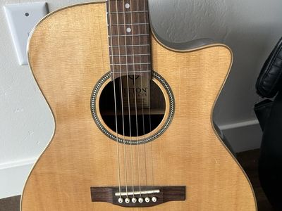 TeTon Solid Top Accoustic Electric Guitar