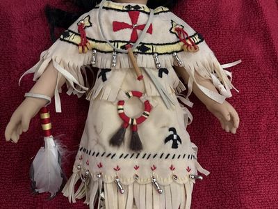 Native American Porcelain Doll