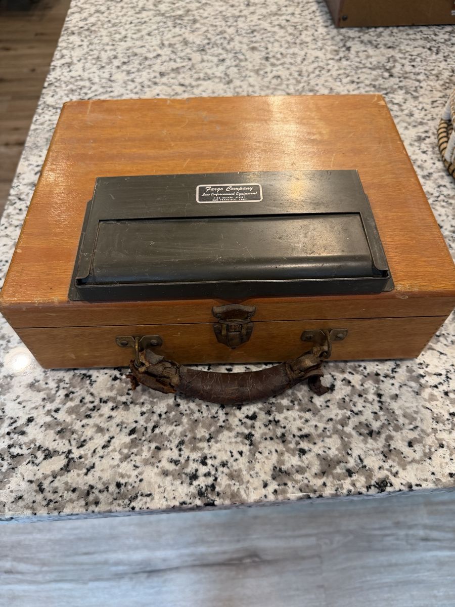 Antique fingerprint kit