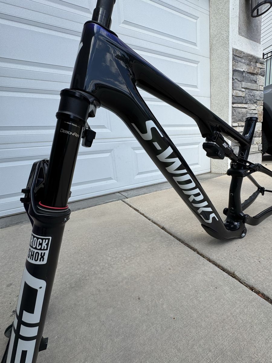 Specialized S-Works Epic 8 Frameset – Size Large + Flight Attendant Rear Shock & Front Fork – $4,500