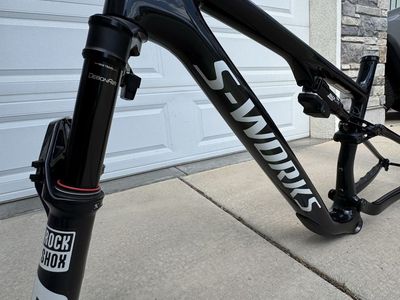 Specialized S-Works Epic 8 Frameset – Size Large + Flight Attendant Rear Shock & Front Fork – $4,500