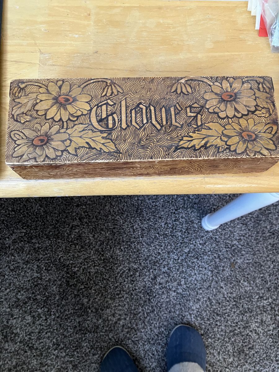 Antique Glove Box