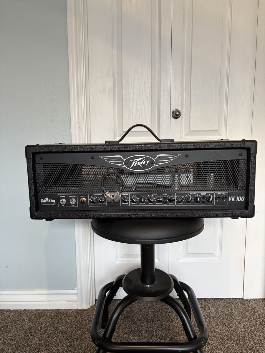 Peavey ValveKing and Peavey 215 Bass cab with Black Widow Speakers