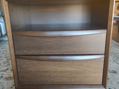 Article Lenia 2-Drawer Nightstand - Walnut
