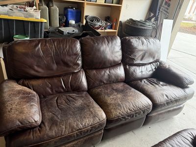Leather Couch & Loveseat