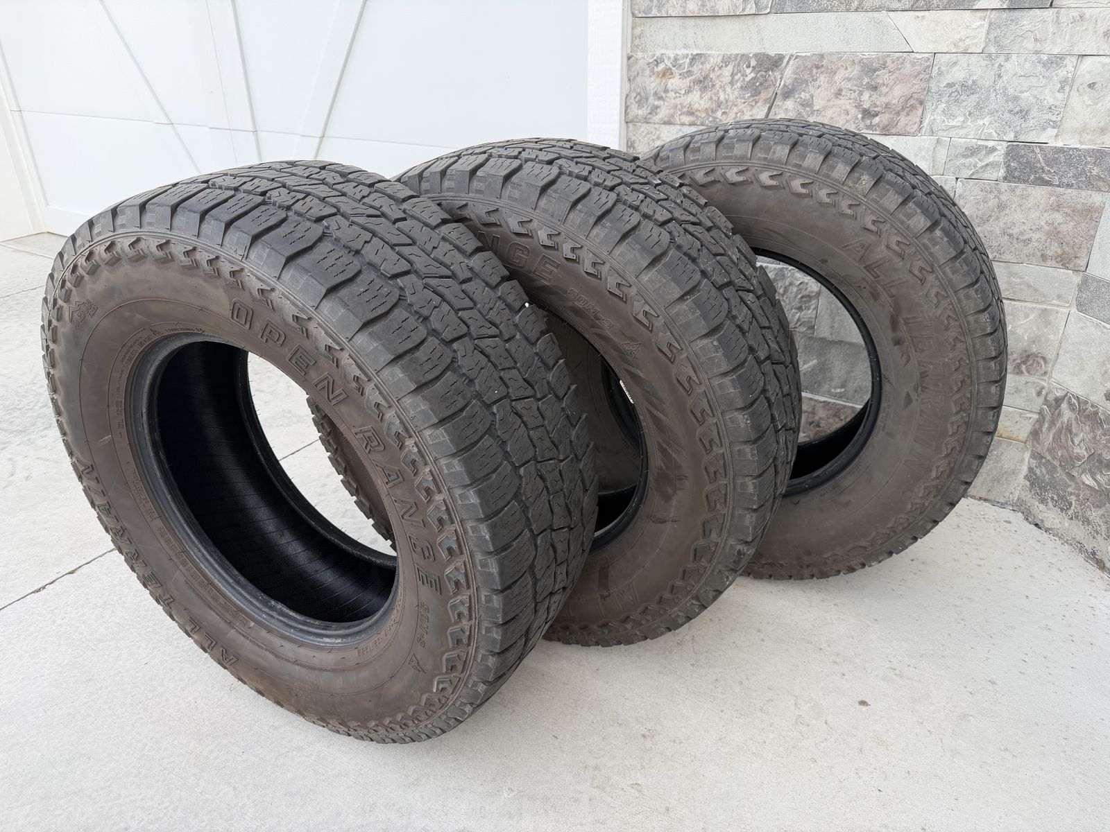 Three Truck Tires LT295/70R18 Excellent Condition $75 each