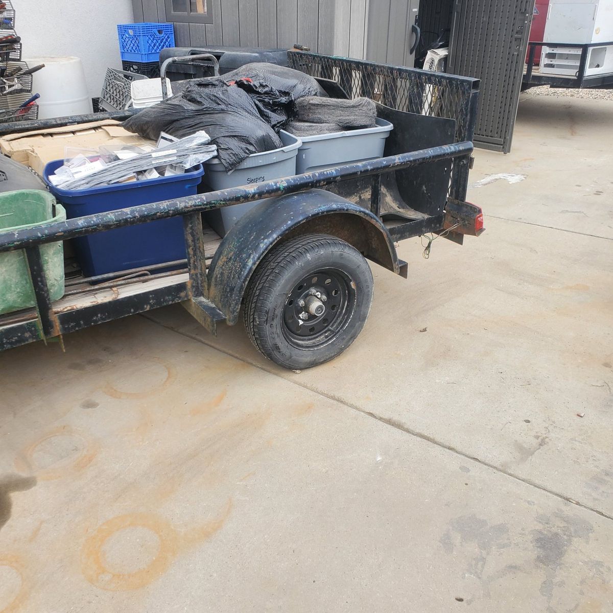 big tex 5 ftx 8 ft traler