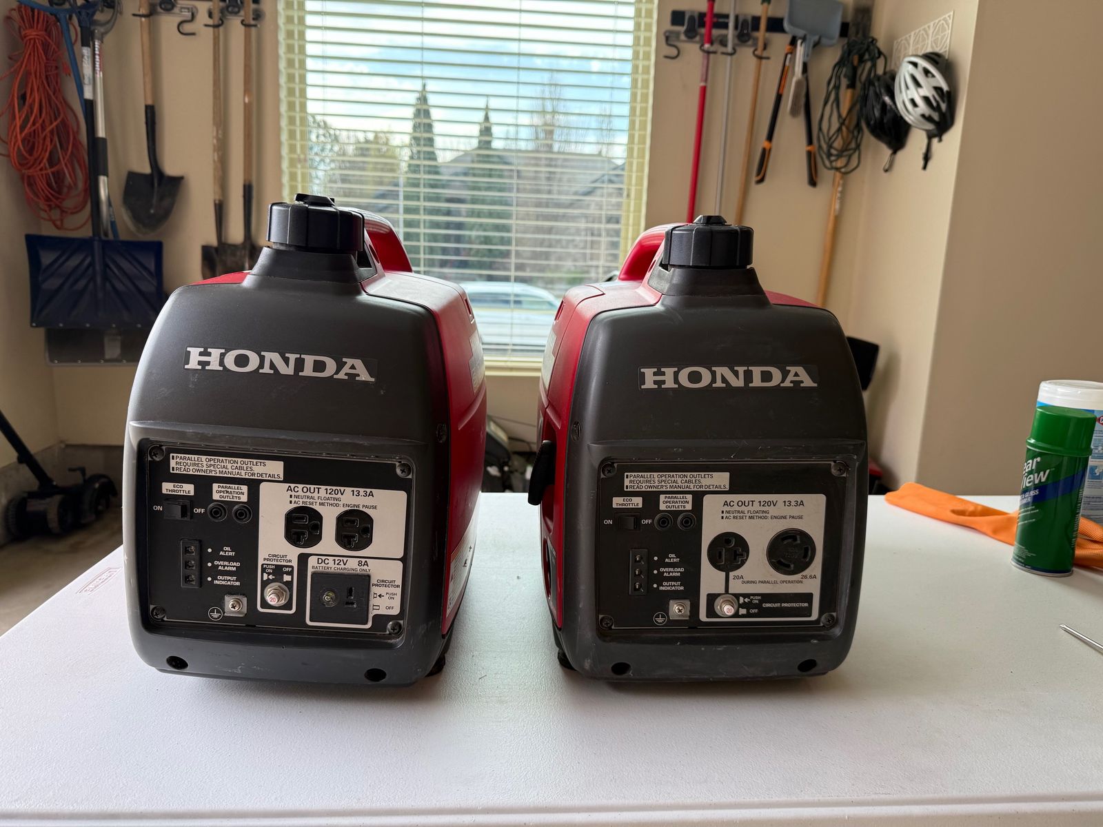 Honda Generators Set of Two with Parallel connector