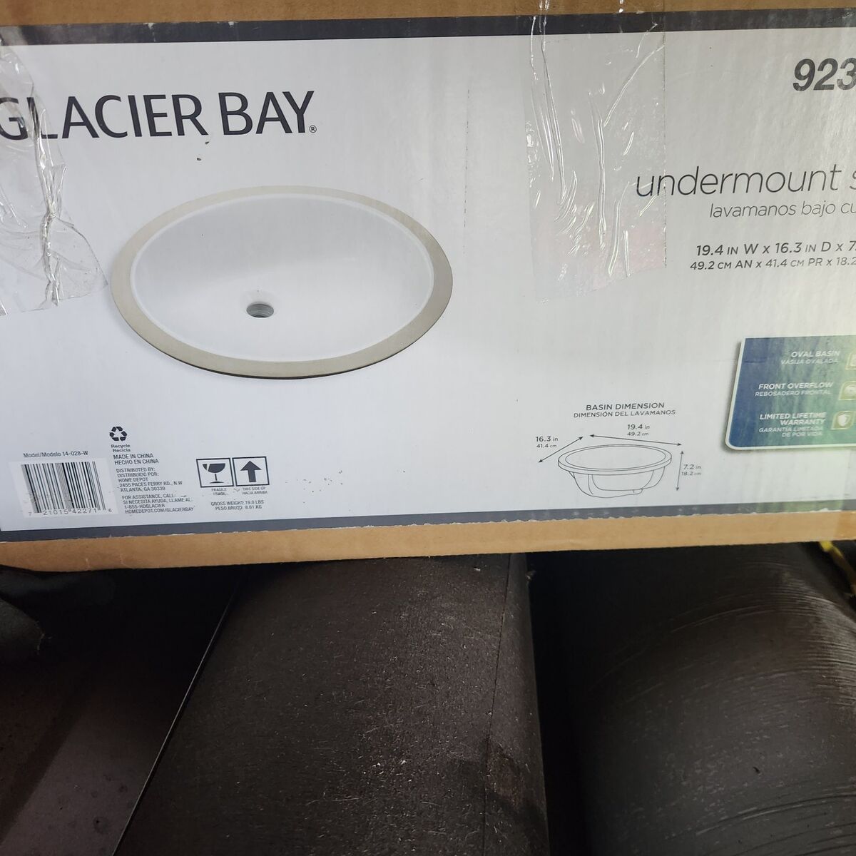 Undermount sink Glacier Bay