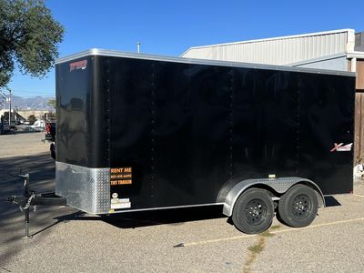 7x14 Enclosed trailer for rent