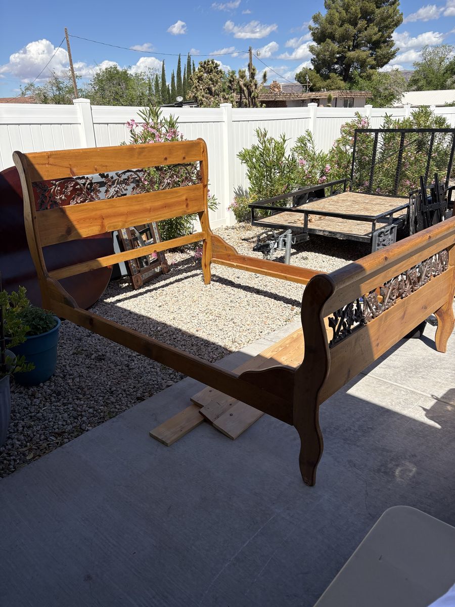 Queen Bed Frame (solid wood)
