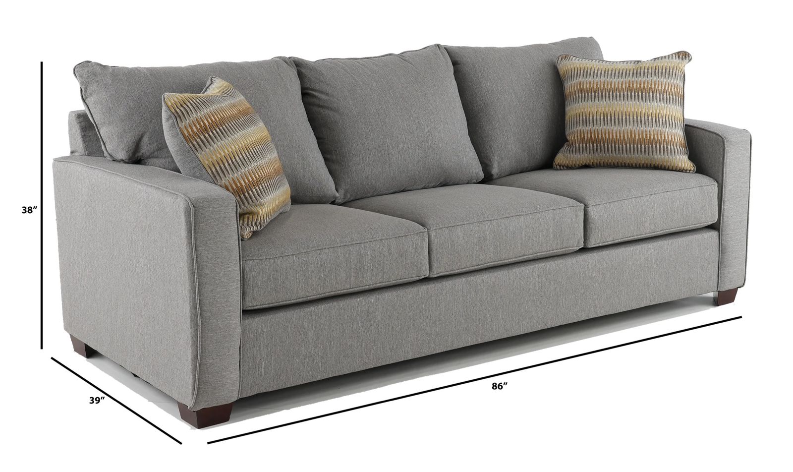 Grey Sleeper Sofa – Recently Refurbished