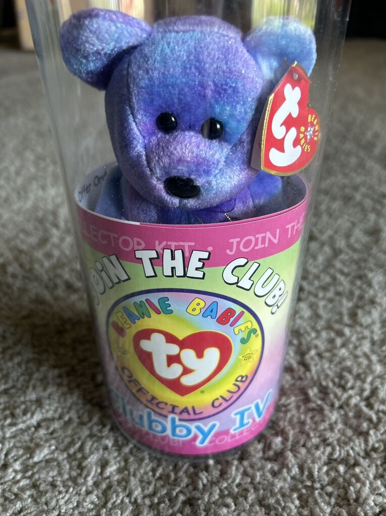 Ty Beanie Baby Clubby IV Bear