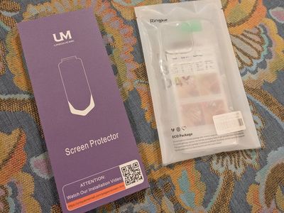 brand new iPhone15 Pro Max screen protector & case