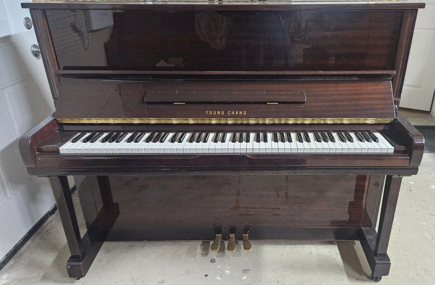 Young Chang Upright Grand Piano
