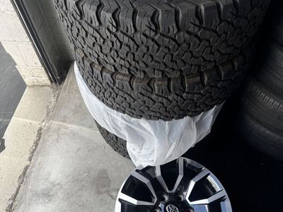 17" Factory Rims & All Terrain Tire Set (2022 TOYOTA TACOMA TRD SPORT)