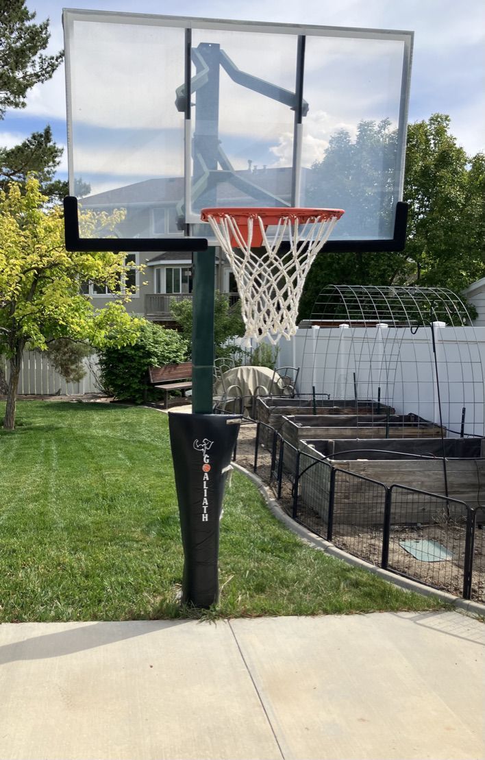 Height Adjustable Goaliath Basketball Standard/Hoop