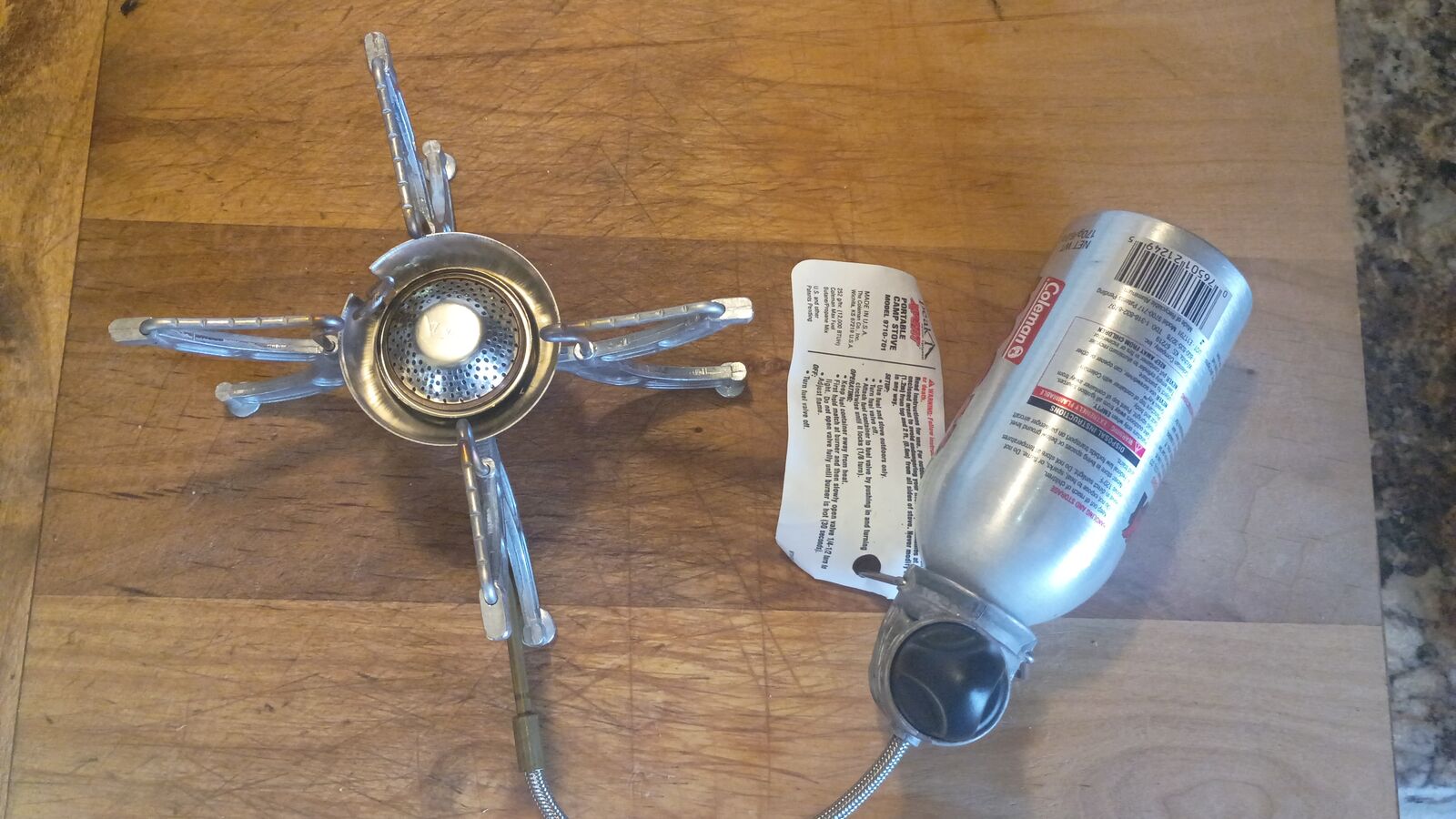 Coleman Max Expert Backpacking Stove 3 cans fuel