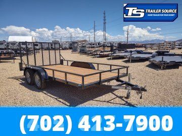 7x14 Echo EA-14-15T Utility Trailer - 7K GVWR