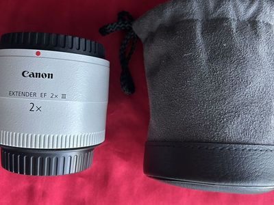 Excellent Canon Extender EF 2x III Teleconverter Camera Lens From JAPAN