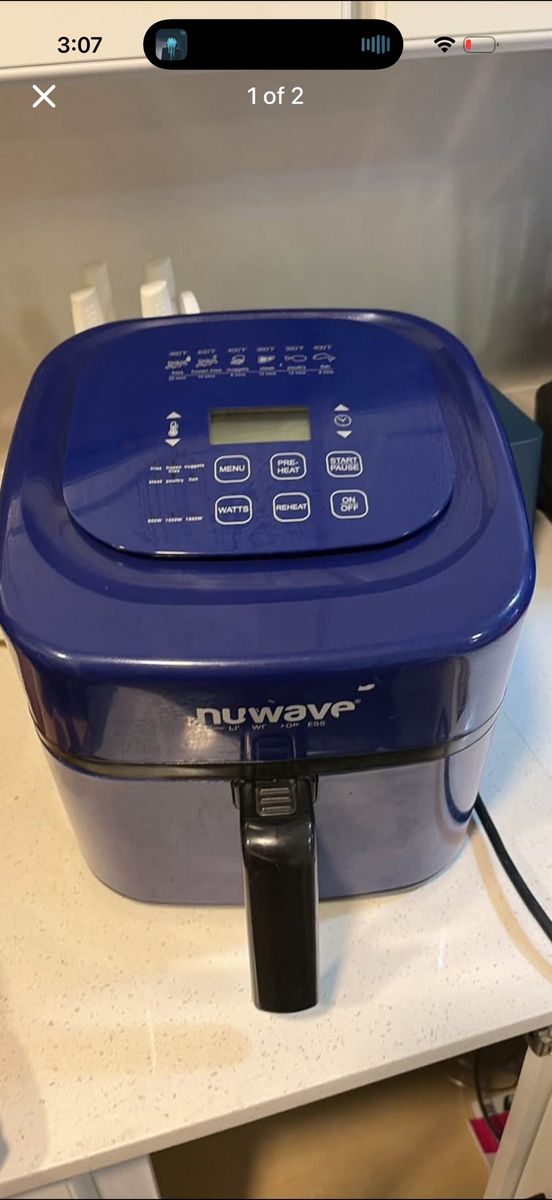 NuWave Brio Digital Electric Air Fryer - Blue