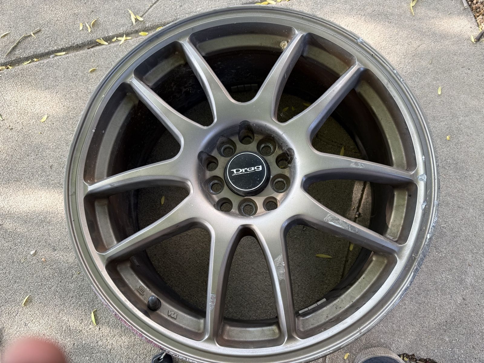 18x8 5x100 or 5x114.3 35 offset Drag Wheels DR-31
