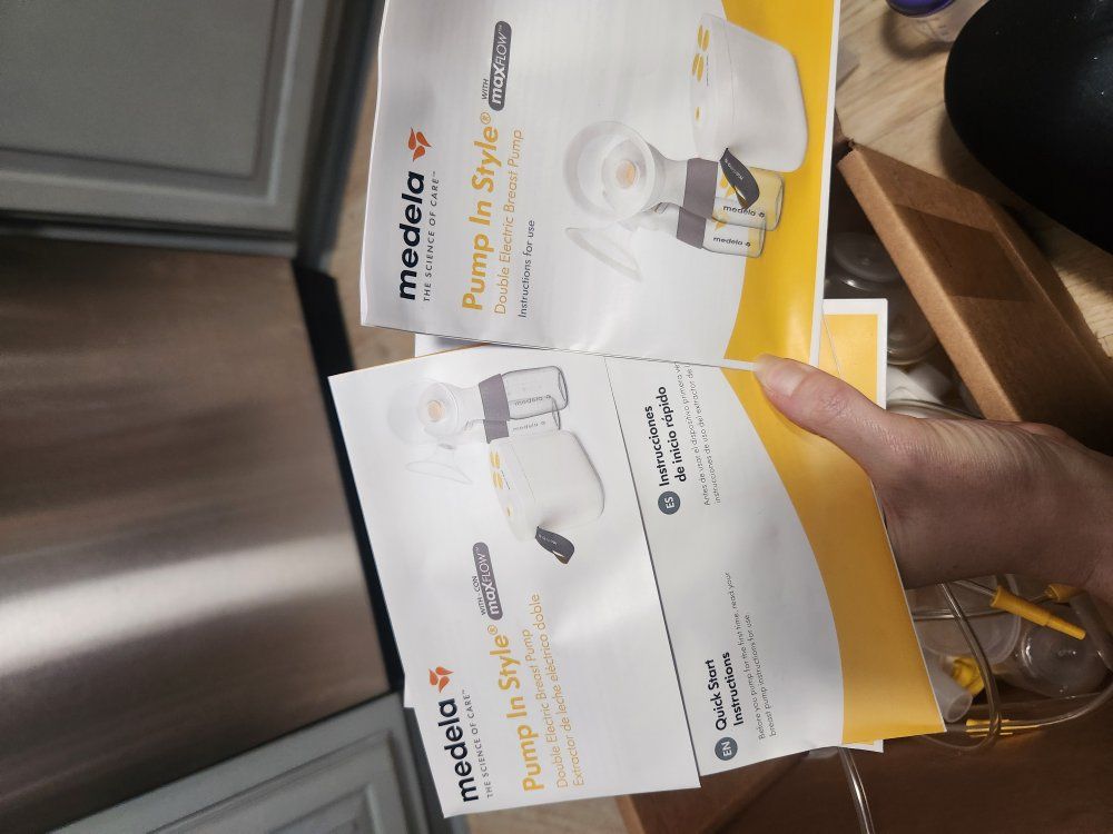 Medela double electric and single handheld pump