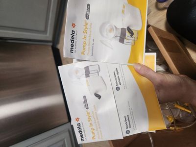 Medela double electric and single handheld pump