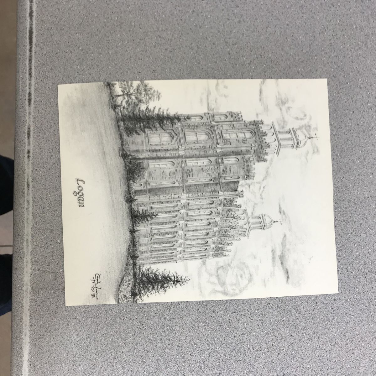 Logan Utah Temple - Sketch