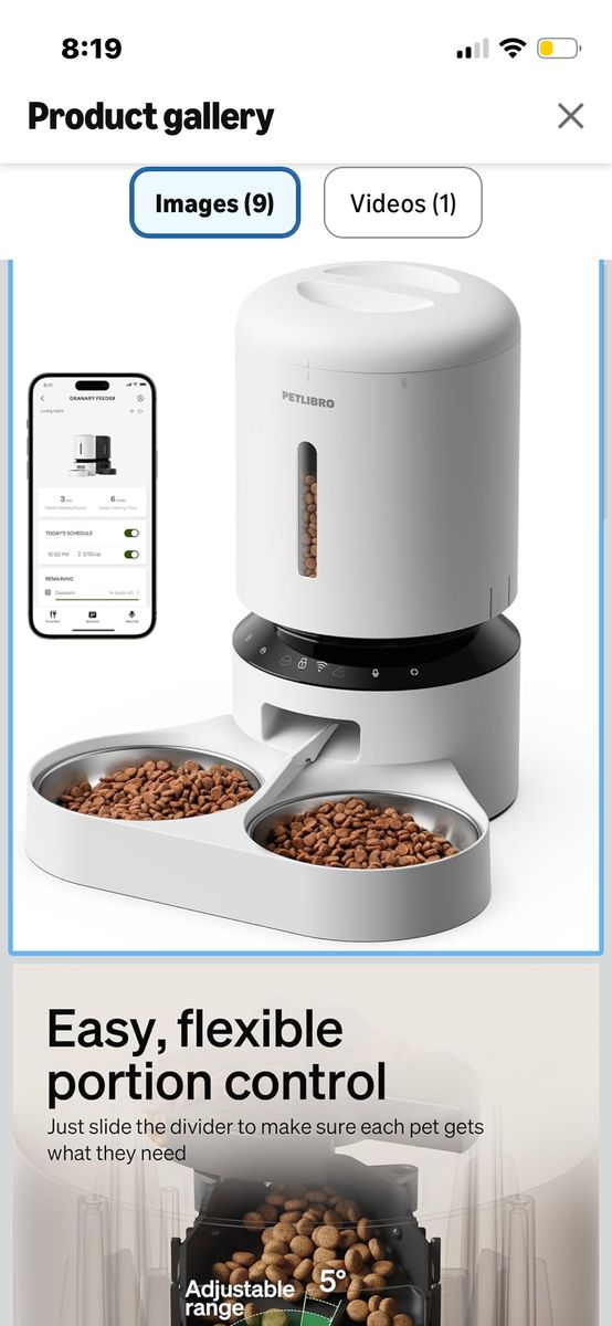 NEW PETLIBRO 5L Automatic Cat Feeder for 2 Cats