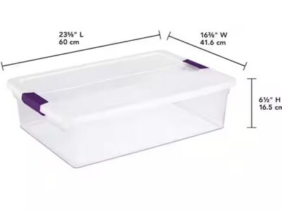 32 Qt. Clear View Storage Container