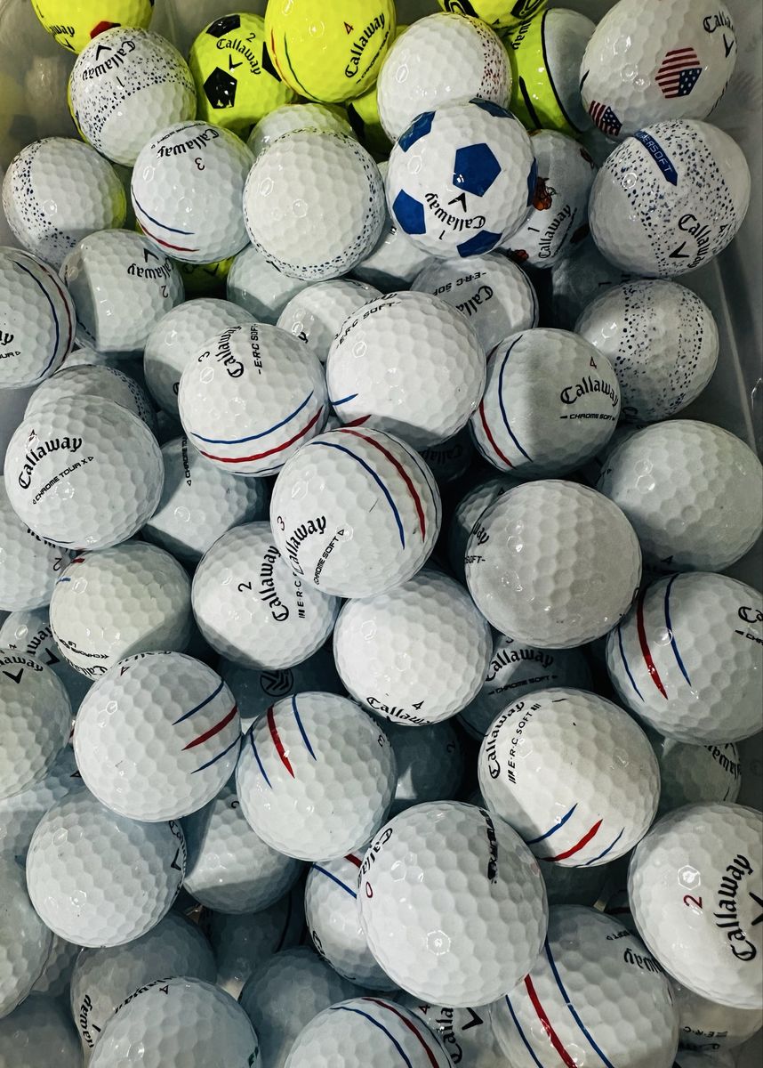 Excellent Chrome Soft and Chrome Tour Balls