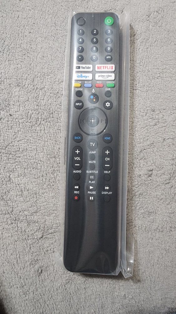 Sony Smart TV Remote Control with YouTube, Netflix, Disney+, Prime Video Buttons
